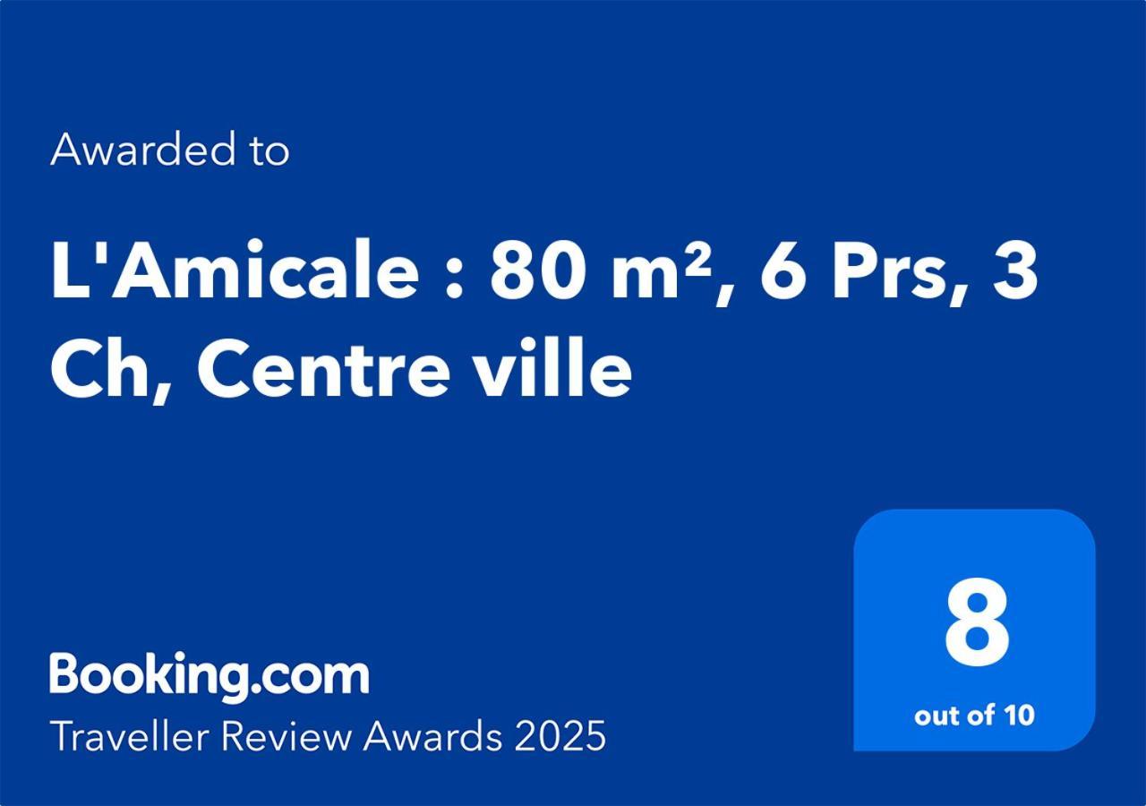 L'Amicale : 80 M², 6 Prs, 3 Ch, Centre Ville Dijon Dış mekan fotoğraf